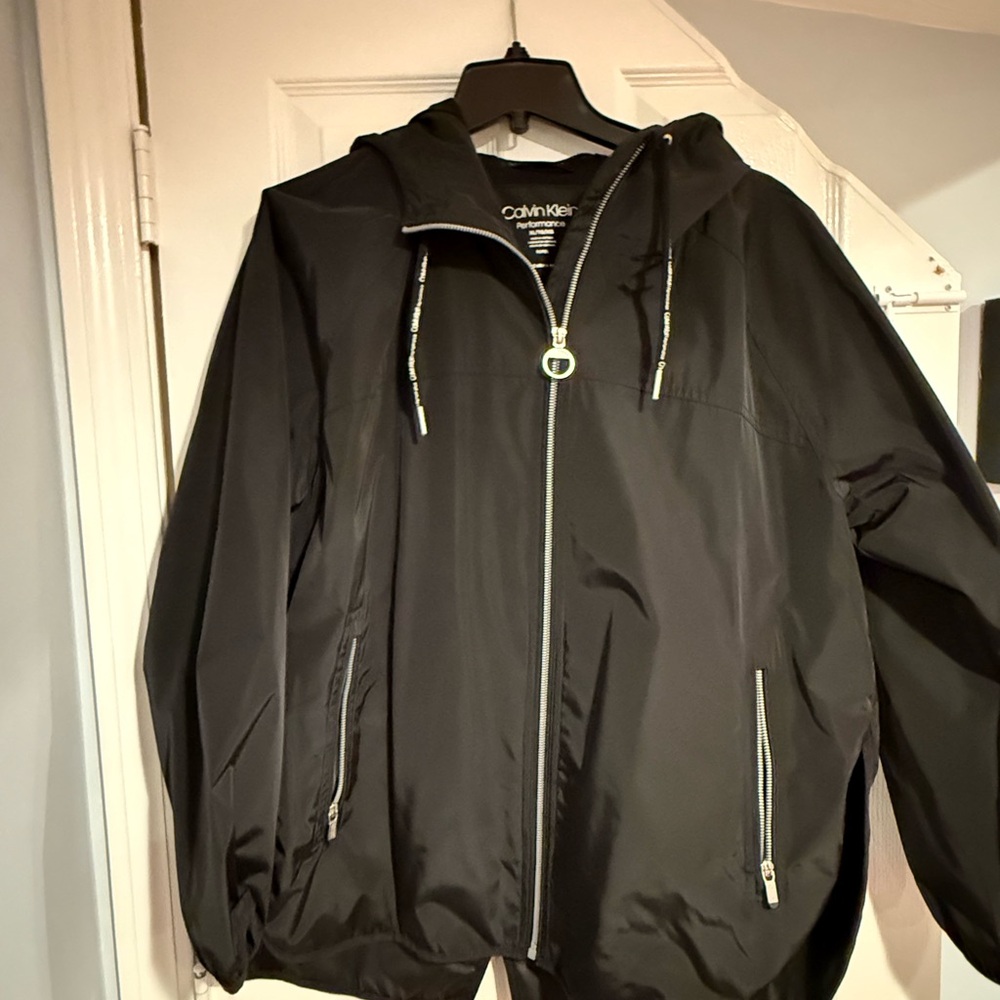 Calvin Klein Men's Black Windbreaker